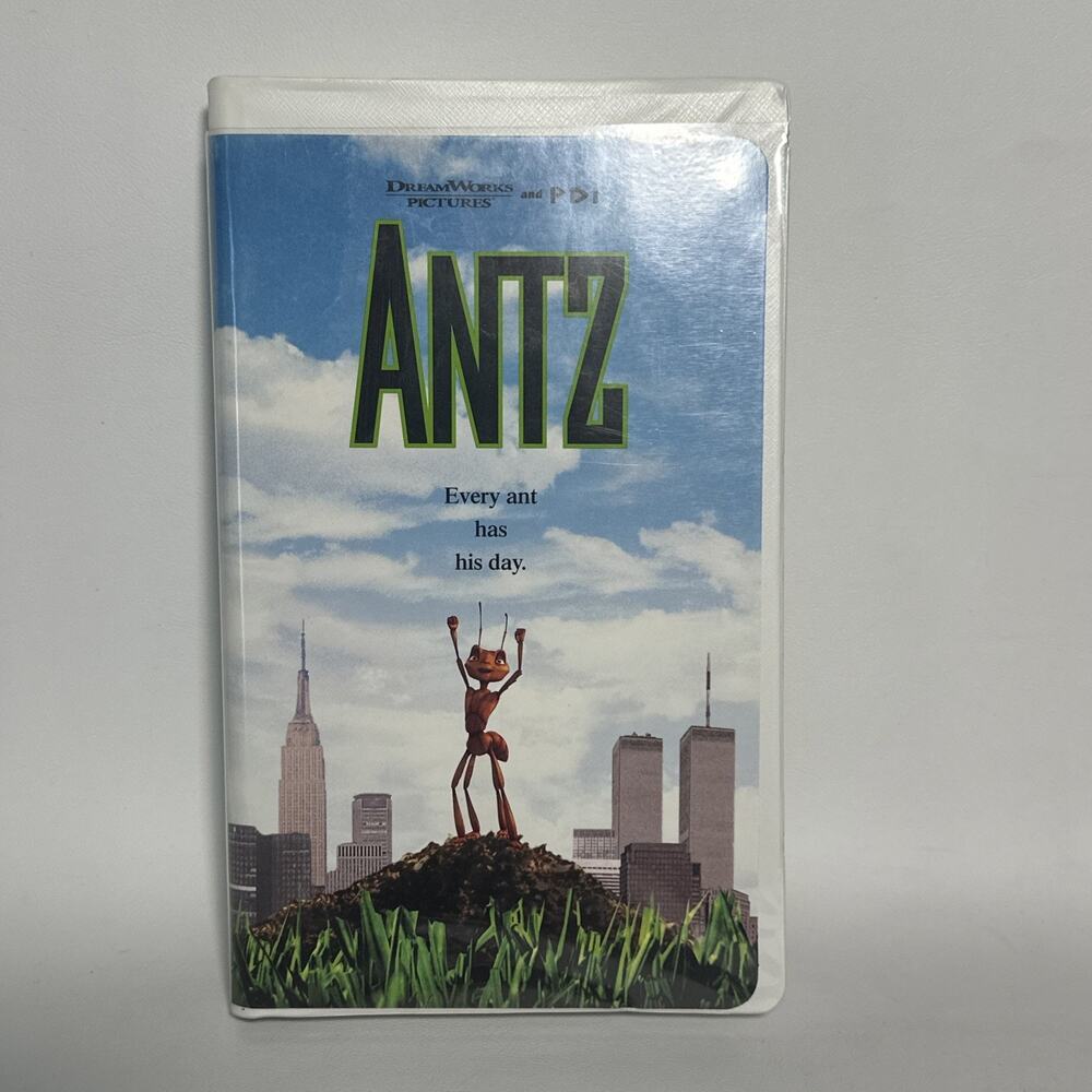 Antz Animated Movie VHS 1999 Clamshell Vintage Dreamworks